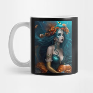 Halloween Mermaid Fairy Mug